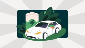 electric vehicles illustration