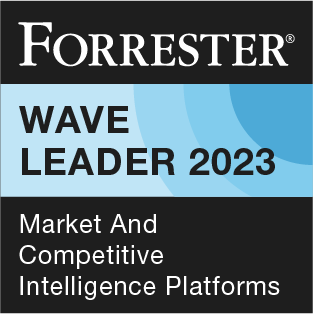 Forrester leader in market and competitive intelligence platforms 2023