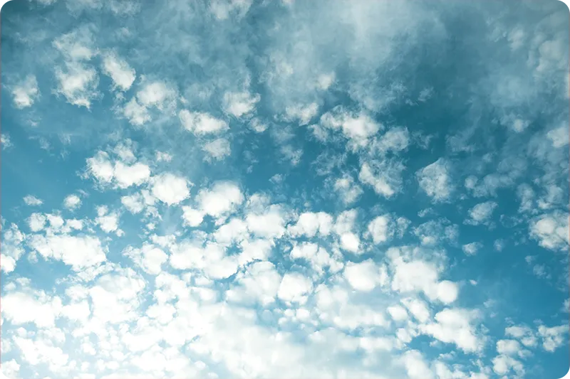 Stock photo hero - blue sky clouds