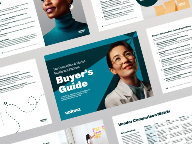 Valona Competitive and Market Intelligence Platform Buyers Guide